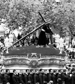 Primera salida procesional del Nazareno Actual 1999